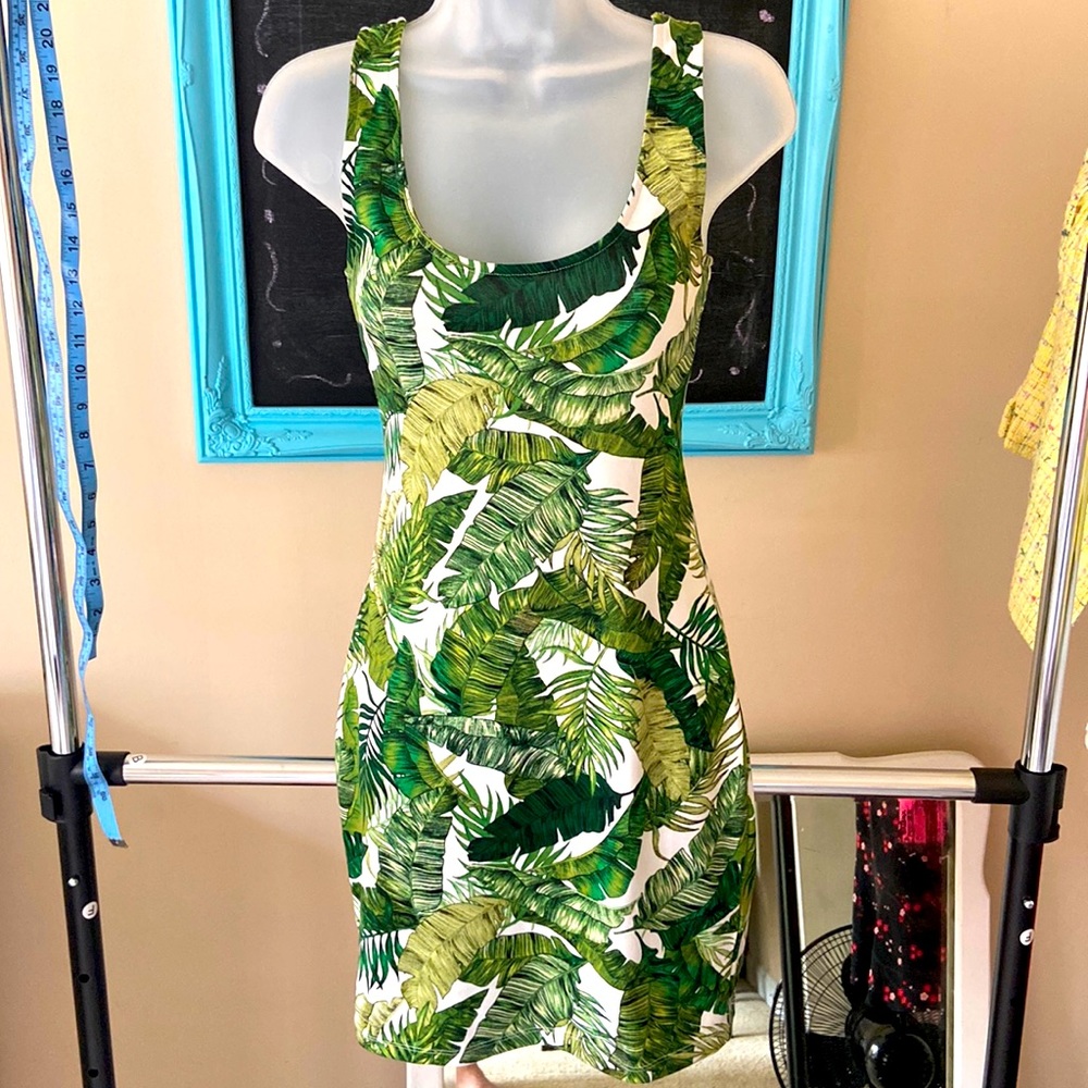 Beachy Palm Dress